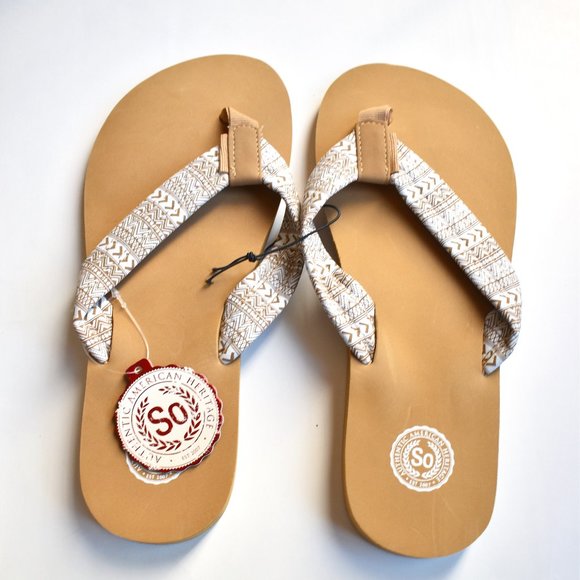 SO - Authentic American Heritage Tan Sandals - Picture 1 of 4